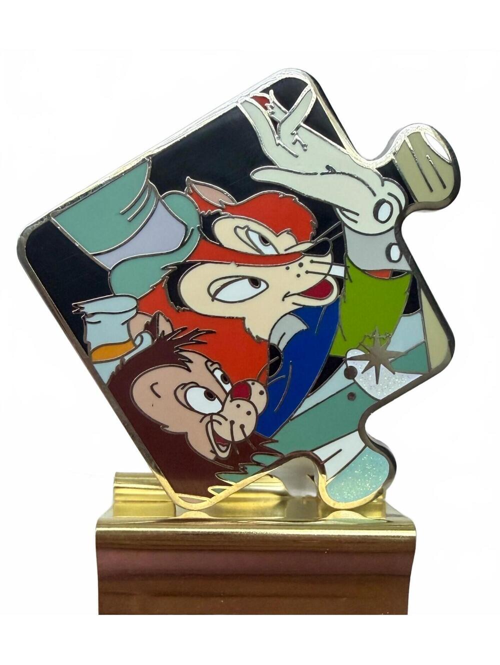 Disney Parks | Pinocchio Character Puzzle Pin | Foulfellow & Gideon LE 900